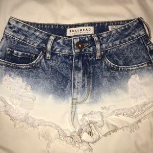 Bullhead ombré high rise short